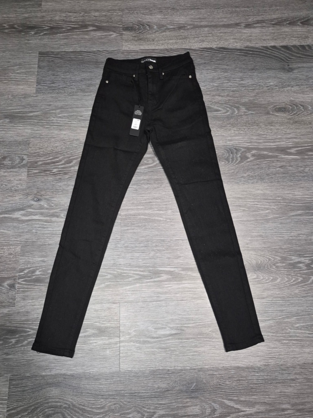 Fashion Nova Black High-Rise Skinny Jeans